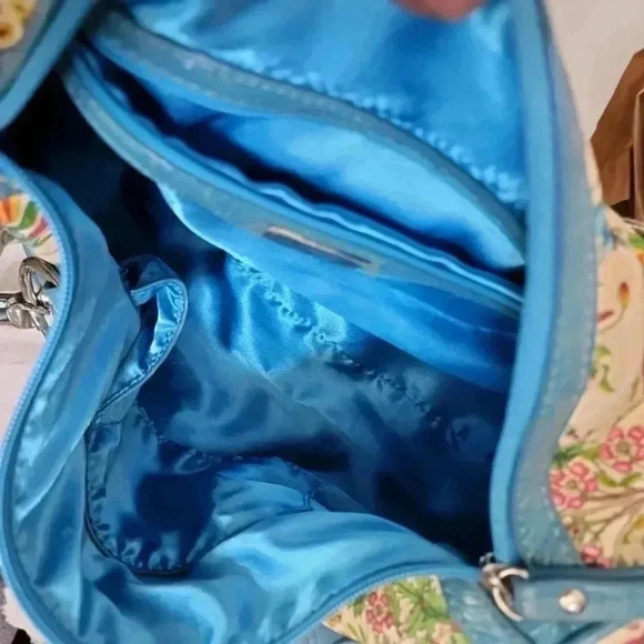 Y2K Floral multi colored Shoulder Bag with long strap. Brand new - Picture 11 of 15